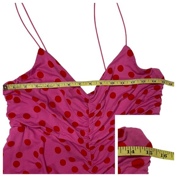 ASOS Design Maternity Cami Strappy Midi Dress - Spot Print - US 12 - Picture 5 of 14